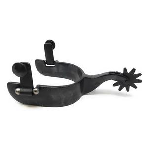 เดือยขี่ม้าแบบตะวันตกสำหรับมืออาชีพ พร้อมลวดลายดอกไม้เคลือบเงิน - Product Image 6