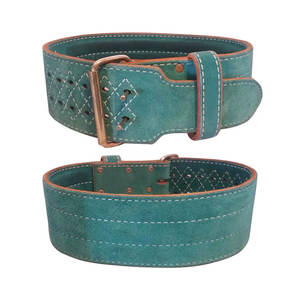 Custom Logo Gym Leather Powerlifting Lever Belt Quick Dry Cowhide Weightlifting Belts Back <b>Support</b> Buckles Fitness Safety - Product Image 3