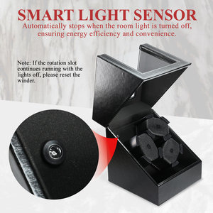Estuche para Relojes de Alta Calidad para 3 Relojes, Motor Silencioso con Sensor de Luz Inteligente, 2 Modos de Rotación - Product Image 6