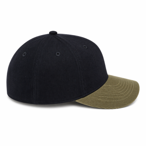 Gorra de Béisbol Clásica de Pana de Alta Calidad, 100% Poliéster, Color Sólido, Estilo Retro para Hombre, Simple, Casual, de 6 Paneles, Personalizable - Product Image 1