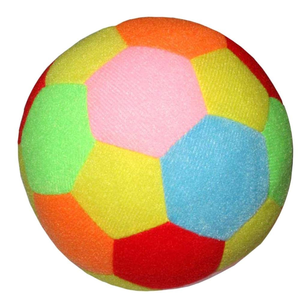 Ballon de football multicolore en mousse souple, écologique, durable, léger, pour enfants, jeu intérieur/extérieur - Product Image 5