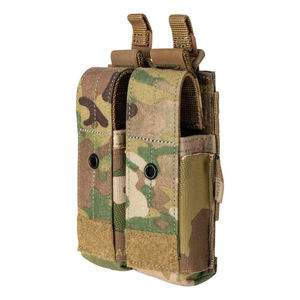 Pochette double utilitaire MOLLE personnalisée, organiseur d'équipement extérieur, sac à outils de style tactique durable pour téléphone et accessoires de paintball - Product Image 3