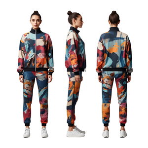 Ensemble de survêtement pour femmes avec imprimé abstrait - Product Image 2