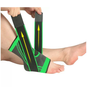 Wholesale Adjustable <b>Ankle</b> <b>Brace</b> Wrap Compression <b>Support</b> for Sprained Foot Sports Running Gym OEM ODM Wholesale Supply - Product Image 5
