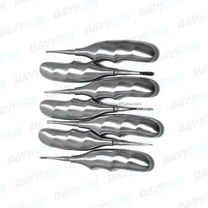 Ensemble d'élévateurs radiculaires en acier inoxydable de haute qualité avec poignée anatomique, instruments chirurgicaux pour l'extraction dentaire - Product Image 2