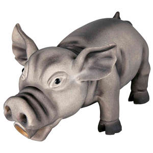 Juguete Sonoro para Mascotas, de Látex, con Sonido de Cerdo, 17 cm - Product Image 1