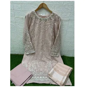 뜨거운 판매 디자이너 라마단 파키스탄 salwar kameeez 세트 여성을위한 결혼식 및 파티 착용 인도 공급 업체에서 대량 가격