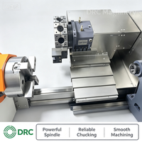 Torno CNC DRC TCK50M con Sistema GSK, Torreta Motorizada de 12T, Horizontal, de un Solo Husillo, de Alta Precisión, para Trabajo Mediano, con Bancada Inclinada, 4 Ejes, 380V