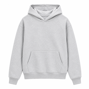 Women's & Men's Winter Oversized <b>Fleece</b> Pullover <b>Hoodie</b> Solid Pattern <b>Lined</b> Kangaroo Pocket 100% Cotton Loose Fit - Product Image 6
