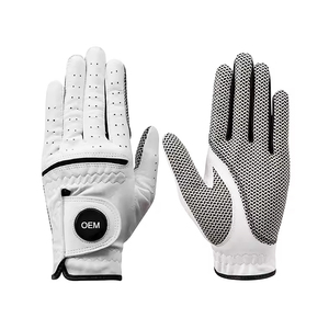 Gants de golf en cuir personnalisés de haute qualité, pour droitier ou gaucher, respirants, sur mesure, fabriqués au Pakistan, en vente. - Product Image 1