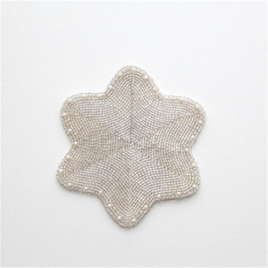 Sous-verres en perles de verre au design moderne et personnalisé, résistants aux rayures, tapis et dessous-de-plat décoratifs pour la cuisine - Product Image 5