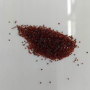 Granat rouge naturel, coupe brillante ronde de 1 mm, pierre précieuse de qualité supérieure pour la fabrication de bijoux - Product Image 2