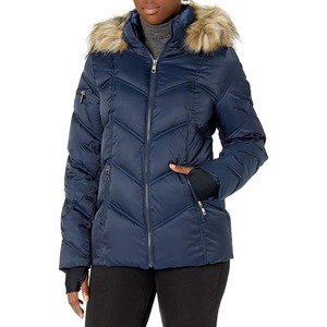 Best Quality Women's Long Sleeve Winter Coat High Collar Puffer <b>Jacket</b> Customizable Logo Waterproof Windproof Polyester - Product Image 5