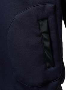 Chaqueta Varsity de Lana y Viscosa Transpirable de Alta Calidad, Nueva Moda, Impermeable, para Otoño y Primavera, Estilo Urbano, Corte Regular - Product Image 4