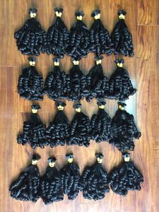 ผมต่อแบบไม่ผ่านกระบวนการ 100% เส้นผมธรรมชาติบริสุทธิ์ จัดเรียงเกล็ดผมอย่างดี ปลายผมแบบ Double Drawn ขายส่งจากโรงงาน ผมมนุษย์แท้ - Product Image 5