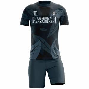 Uniformes de Fútbol Sublimados Transpirables de Manga Corta para Tallas Grandes, Tela de Alta Calidad, Precio al por Mayor - Product Image 5