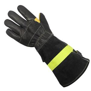 Gants d'Extrication en Cuir Imperméables, Résistants à la Chaleur et Ignifuges pour Pompiers avec Bande Réfléchissante - Product Image 3