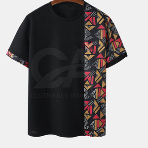 เสื้อยืดผู้ชายขายส่ง ผ้าฝ้าย 100% คอกลม รับทำโลโก้ OEM สีและดีไซน์ตามสั่ง - Product Image 1