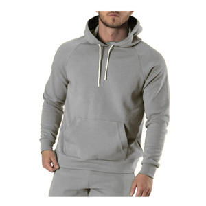 ชุดวอร์มผู้ชาย ผ้าระบายอากาศดี แขนยาว ดีไซน์เสื้อฮู้ดแบบสวม มีเชือกผูก ปรับแต่งโลโก้ได้ ชุดวอร์มผู้ชาย - Product Image 2