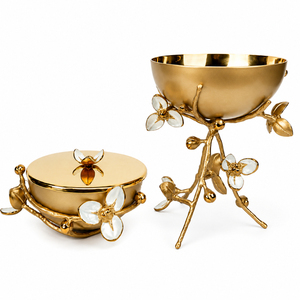 Attractive Arabic Gold Metal Bakhoor Burner Hammered Mabkhara Oud <b>Incense</b> <b>Holder</b> for Ramadan Home Decor Wholesale Price - Product Image 4