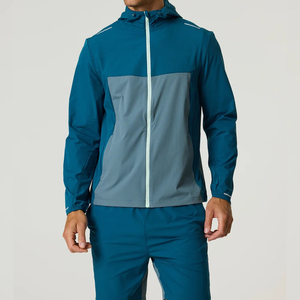 Ropa Deportiva Personalizada de Alta Calidad, Chaqueta y Pantalones Impermeables Reflectantes de Nailon para Exteriores, Traje Deportivo para Hombre - Product Image 6