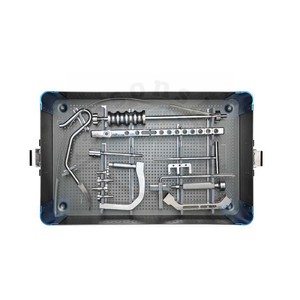 Juego de instrumentos manuales para clavos de tibia y fémur con portaagujas, set de instrumentos ortopédicos para columna vertebral, instrumentos de acero inoxidable para procedimientos. - Product Image 1