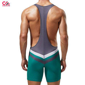 Heavy Duty Sublimated Breathable Eco-Friendly Training <b>Singlets</b> Reinforced Stitching Professional Wrestling <b>For</b> <b>Men</b> - Product Image 3