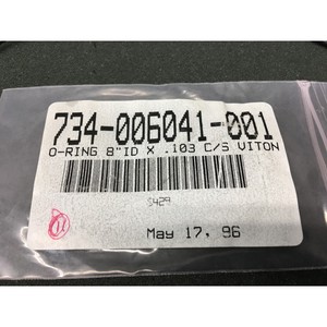 โอริง LAM 734-006041-001 ขนาด 8 นิ้ว ID X .103 C/S, 127434 - อุปกรณ์และอะไหล่เซมิคอนดักเตอร์ระดับโลกที่เชื่อถือได้ - Product Image 1