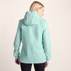 Mint Green <b>Women's</b> Hooded <b>Jacket</b> <b>Lightweight</b> Zip Up Rain Coat Casual Outdoor Outerwear Athletic fit <b>Womens</b> Rain <b>Jacket</b> - Product Image 6