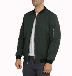 Chaquetas Bomber al Por Mayor, Último Diseño, Precio Económico, Color y Diseño Personalizados, Cierre Completo con Cremallera - Product Image 6