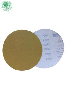 Wholesale 150mm Yellow Medium Hardness OEM Sanding Disc 1mm Thickness Model AP33M for Polishing Machines High Quality - Product Image 1