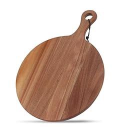 Planche à découper artisanale en bois dur naturel pour la cuisine à domicile, idéale pour hacher et trancher. - Product Image 4