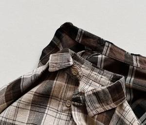 Chemises décontractées pour garçons, chemises polo imprimées à manches longues pour le printemps, tissu tricoté 100% coton - Product Image 6