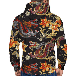 Sudadera con Capucha Unisex de Alta Calidad, Corte Regular, Diseño Personalizado con Patrón Sublimado en 3D, 100% Poliéster de Secado Rápido para Invierno - Product Image 4
