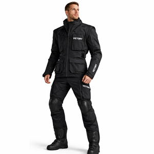 Traje de Motociclismo Impermeable Personalizado para Hombre, Chaqueta y Pantalón de Motocicleta con Armadura CE, Conjunto de Protección para Motociclistas de Aventura y Turismo - Product Image 2