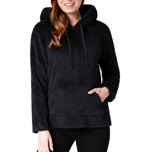 Women <b>Teddy</b> Fleece <b>Hoodie</b> Oversized Winter Warm Sherpa Pullover <b>Hoodie</b> Casual Streetwear Custom Logo Wholesale Factory - Product Image 1