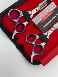 Hair Cutting Scissors Set Professional J2 Japanese Stainless Steel Barber Salon <b>Shears</b> Custom Logo By AL-FARDAN Instruments - Product Image 5