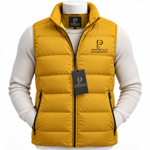 Chaleco de plumón sin mangas para hombre, para viaje, chaleco de plumón con estampado personalizado, ligero. - Product Image 6