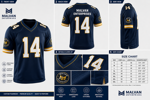Camiseta de Fútbol Americano Personalizada de Alta Calidad, Transpirable, que Absorbe la Humedad, Uniforme Deportivo para Equipo, Camiseta de Juego de Alto Rendimiento para Hombre - Product Image 6
