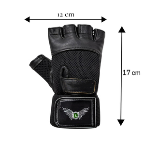 Gants d'entraînement en maille respirante avec protection de la paume et adhérence sécurisée, logo personnalisé, demi-doigts, pour fitness et entraînement - Product Image 2