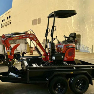 Miniexcavadora 1.0T XN10-8 con Joystick Lateral, Marca Rhinoceros, con Paquete de Remolque Tándem, Compatible con John Deere, Liebherr, Komatsu - Product Image 1