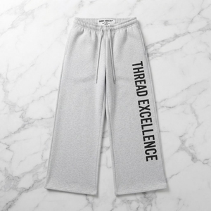 Premium <b>Oversized</b> <b>Sweatpants</b> Wide Leg Loose Fit Cotton Fleece Streetwear Trousers - Product Image 1