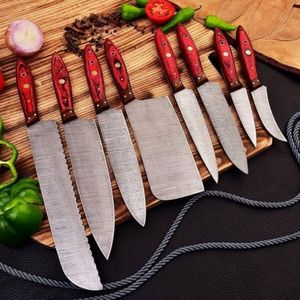 Custom Modern Chefs <b>Knives</b> <b>Set</b> for Kitchen Meal Preparation with <b>Sharp</b> Blades for Slicing Chopping Dicing and General Cooking - Product Image 4