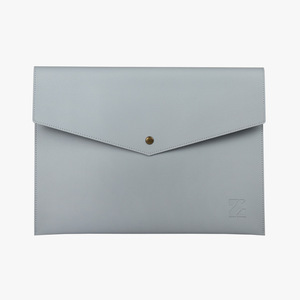 Bolso de mano de cuero opaco estilo empresarial para documentos y contratos - Product Image 6