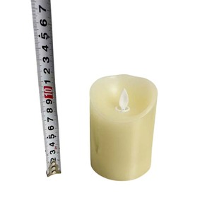 Vela <span class=keywords><strong>LED</strong></span> Decorativa para Fiestas y Bodas, Funciona con 3 Pilas AAA, Parafina Artificial, 10CM/15CM/20CM, Llama Móvil sin Llama - Product Image 3
