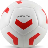 Ballon de football mini en PVC laminé à 12 panneaux, personnalisable avec logo, écologique, durable, surface lisse, intérieur/extérieur, taille 3