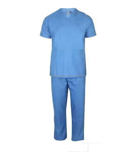 Ensembles de gommage d'infirmière en coton 2 pièces les plus vendus uniformes médicaux de protection avec vêtements de travail hospitaliers pour le personnel de santé - Product Image 3