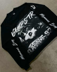 T-shirt à manches longues double couche de grande taille pour hommes, sérigraphie thermique personnalisée, collection du fabricant - Product Image 2