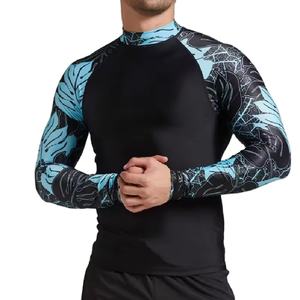 Nouveau Gilet de Protection Anti-UV pour Hommes, Maillot de Surf, Vêtement de Protection Solaire, T-shirt de Compression pour Hommes, Rash Guard - Product Image 1