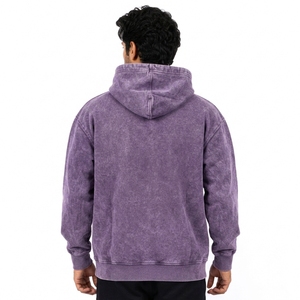 Hot Sale Men Acid <b>Wash</b> Hoodies 100% Top High Quality Custom Logo Acid <b>Wash</b> Pullover Hoodie For <b>Boys</b> 2026 New Arrival - Product Image 2